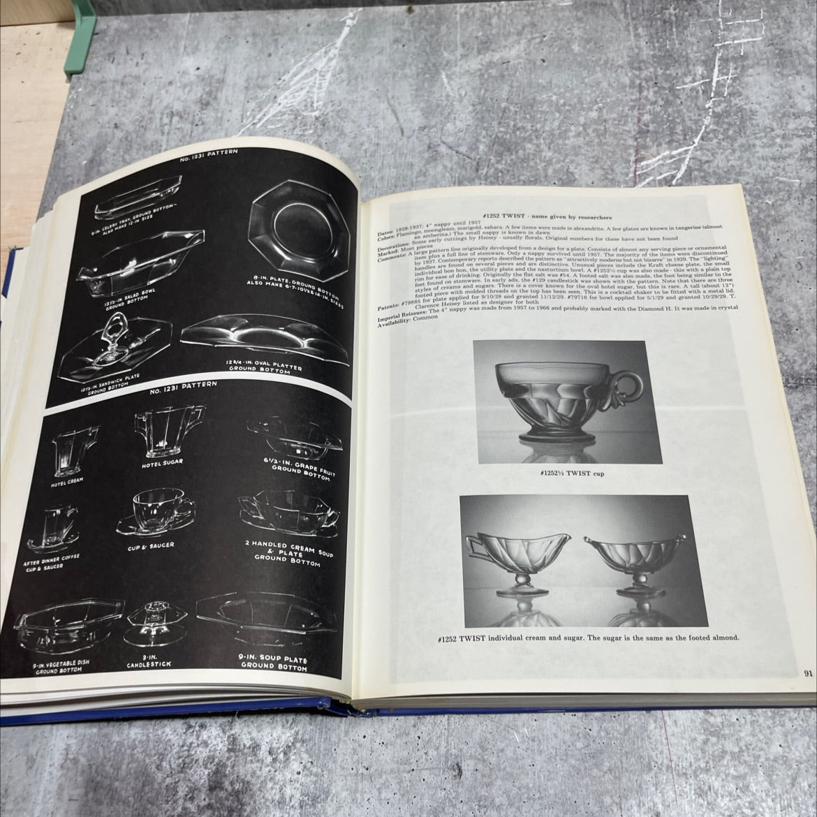 the collector's encyclopedia of heisey glass 1925-1938 book, by neila bredehoft, 1991 Hardcover image 4