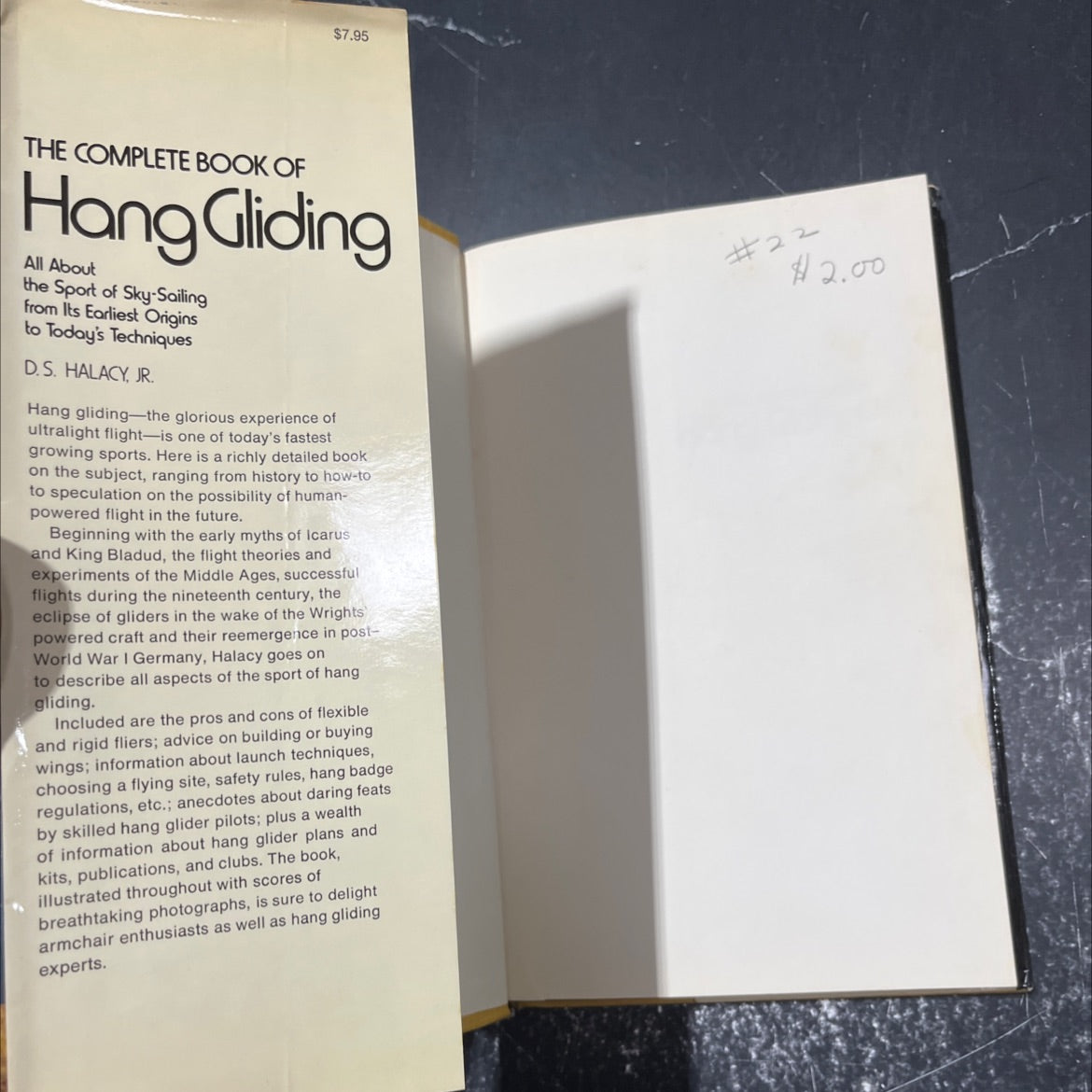 the complete book of hang gliding book, by d. s. halacy, jr., 1975 Hardcover image 4
