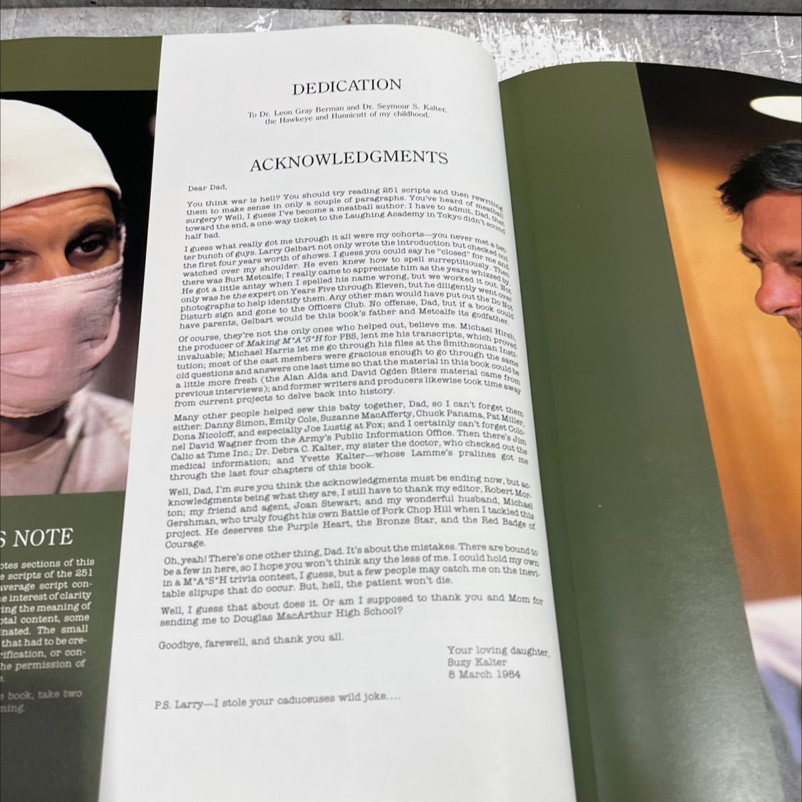 the complete book of m*a*s*h book, by Suzy Kalter, 1984 Hardcover image 3