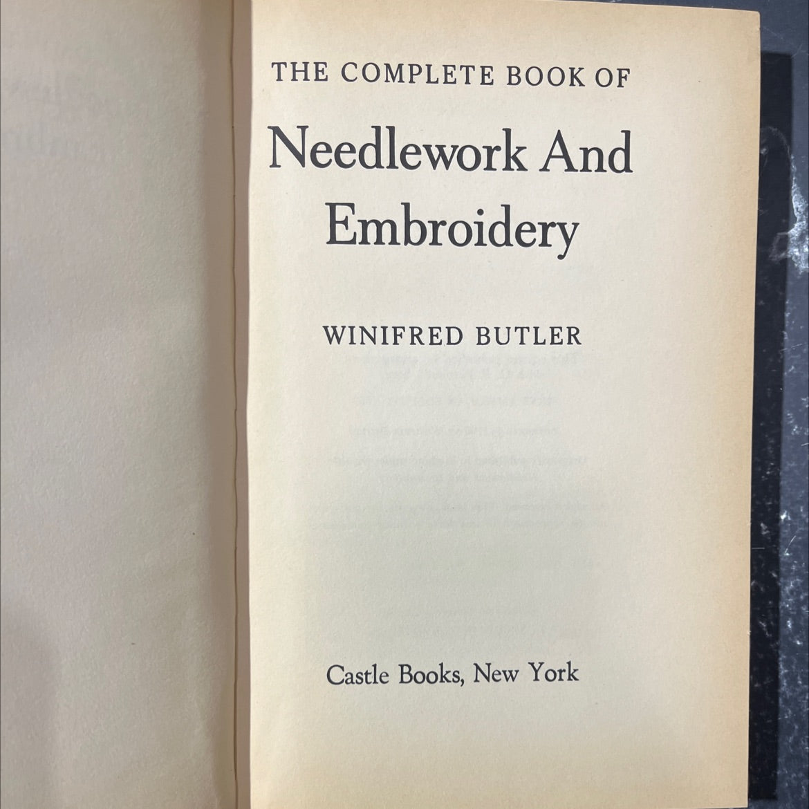 the complete book of needlework and embroidery book, by winifred butler, 1967 Hardcover image 2