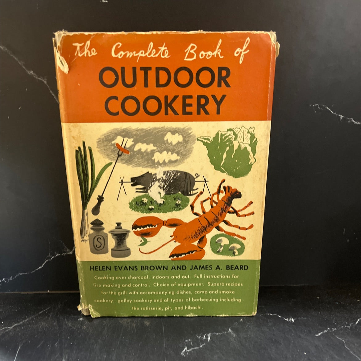 the complete book of outdoor cookery book, by helen evans brown and james a. beard, 1955 Hardcover image 1