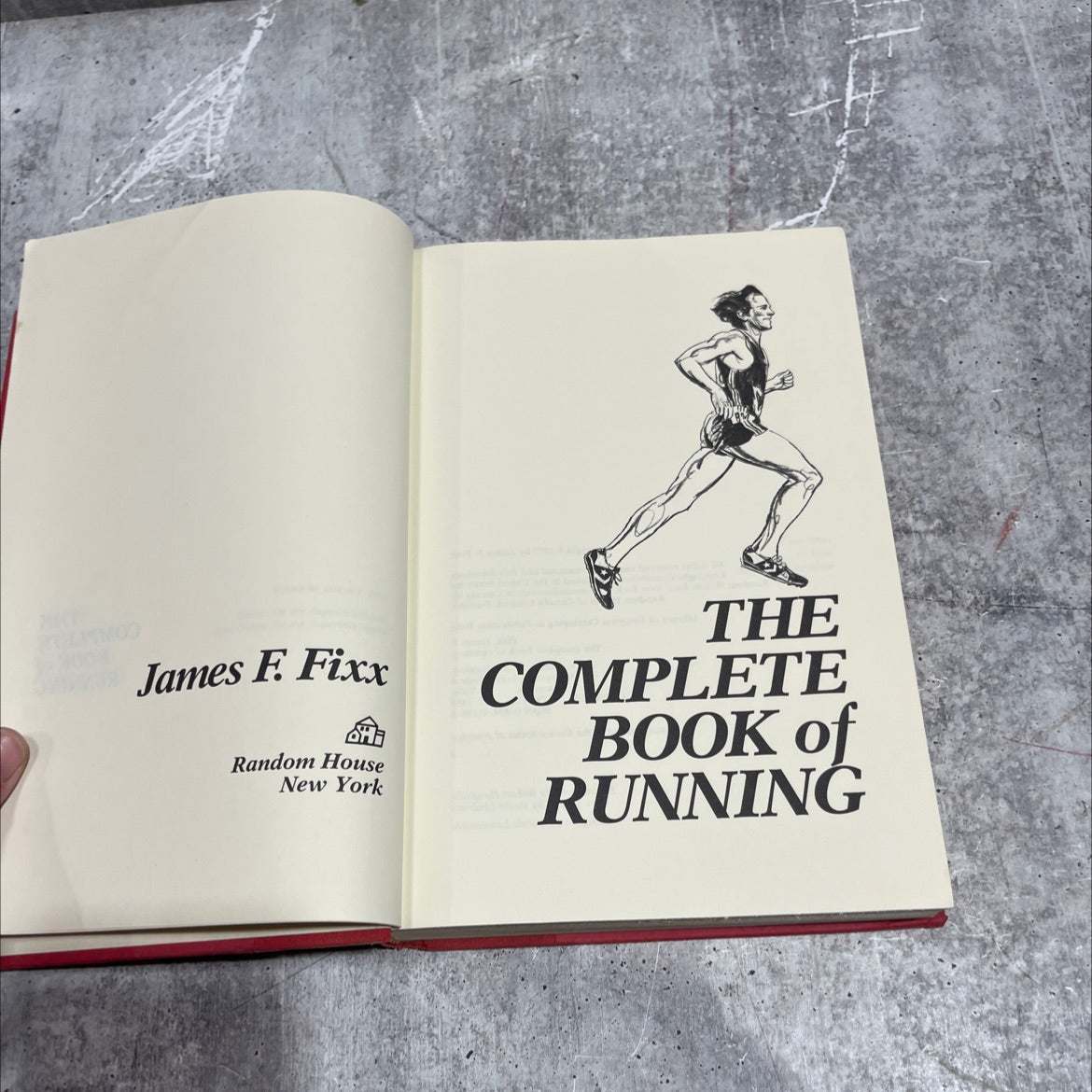 the complete book of running book, by James F. Fixx, 1977 Hardcover image 2