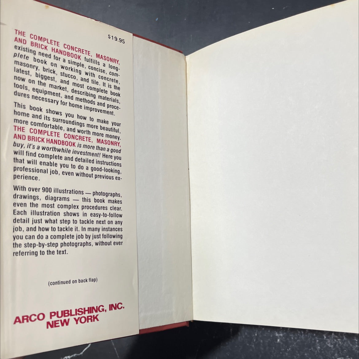 the complete concrete, masonry and brick handbook book, by J.T. Adams, 1979 Hardcover image 4