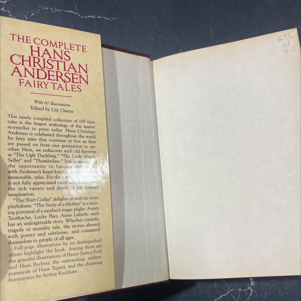 the complete hans christian andersen fairy tales book, by hans christian andersen, 1981 Hardcover image 4