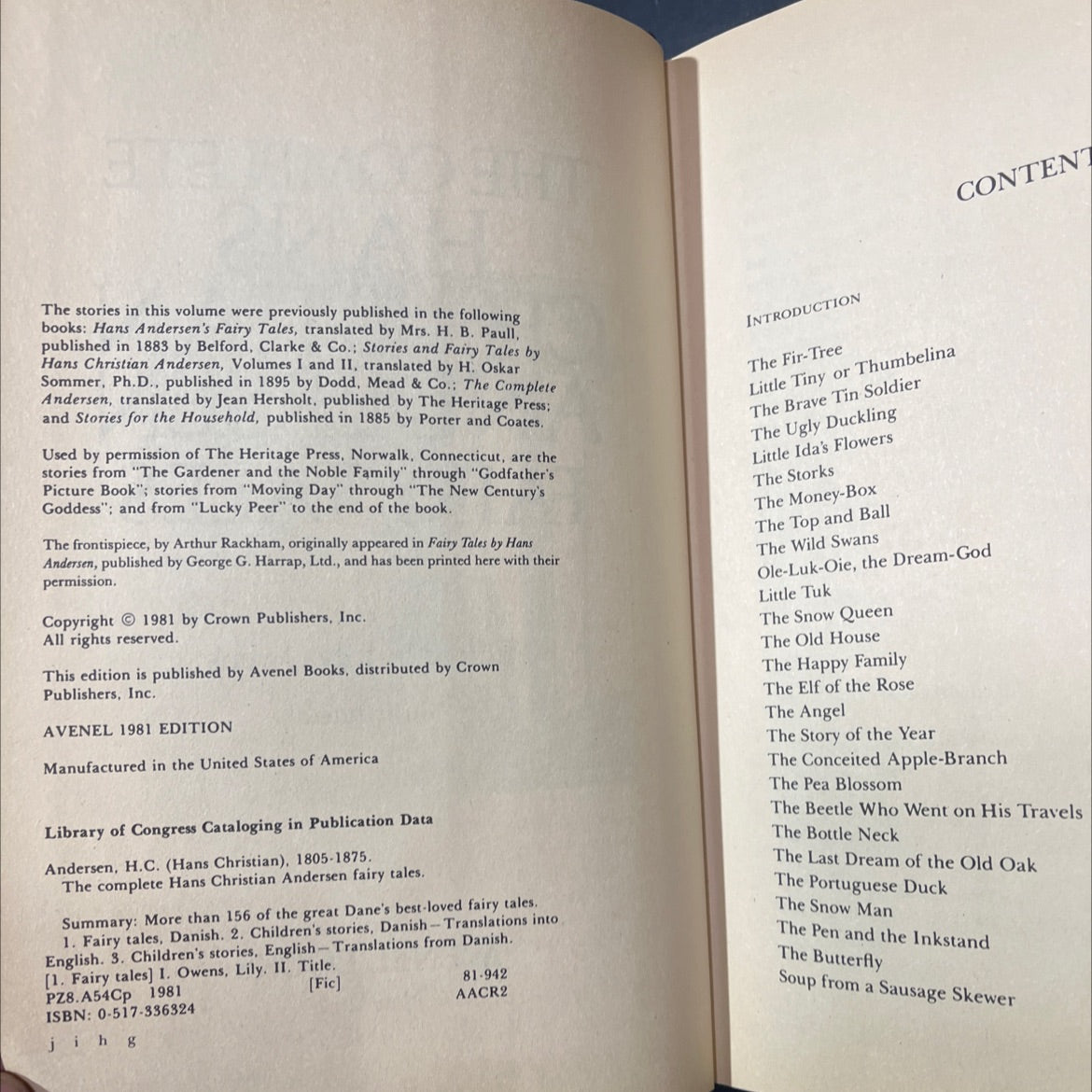 the complete hans christian andersen fairy tales book, by hans christian andersen, 1981 Hardcover image 3