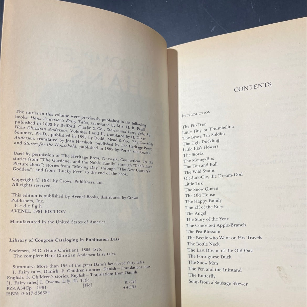 the complete hans christian andersen fairy tales book, by Hans Christian Andersen, 1981 Hardcover image 3