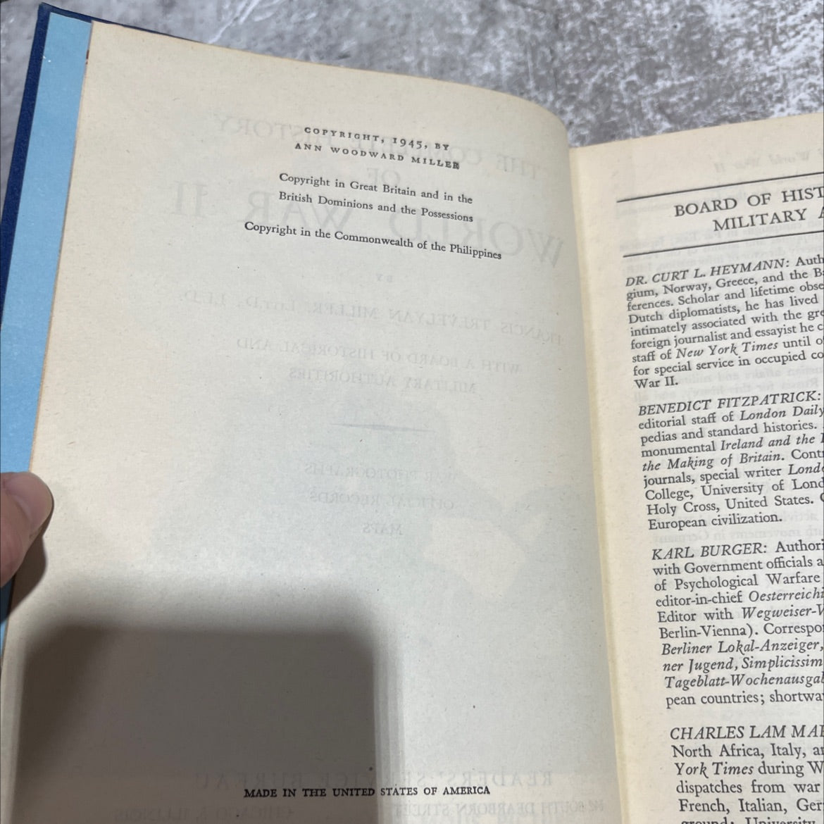 the complete history of world war ii book, by francis trevelyan miller, 1945 Hardcover image 3