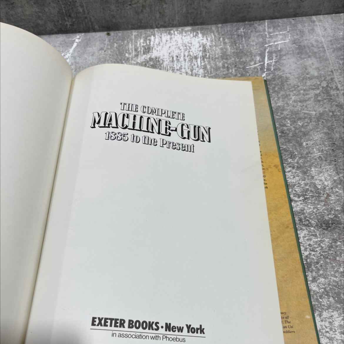 the complete machine-gun 1885 to the present book, by rk auy ts off, 1979 Hardcover image 2