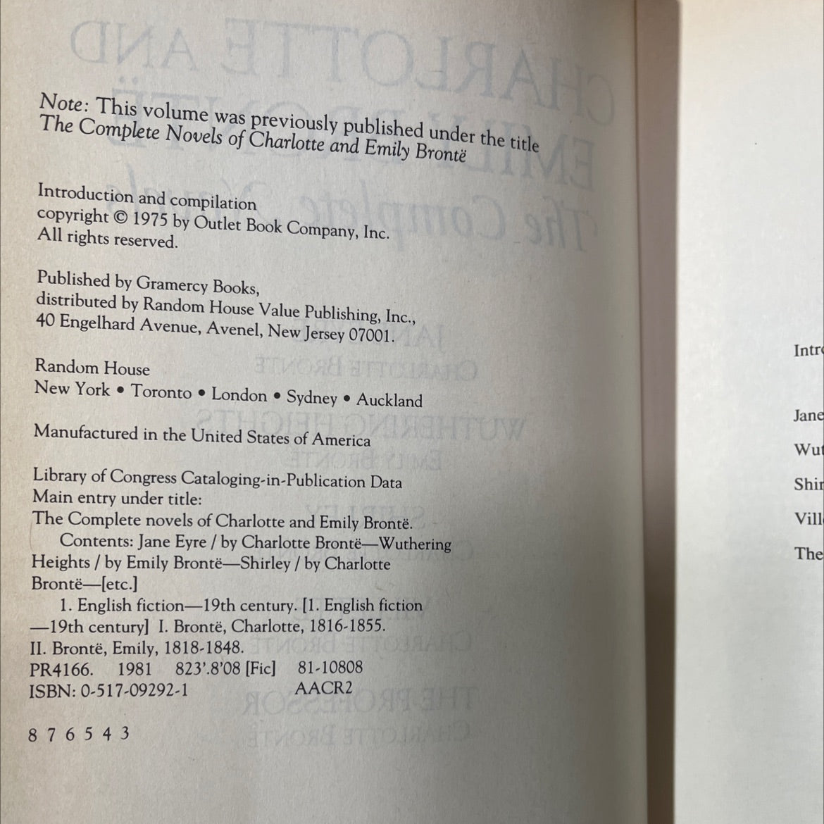 the complete novels of charlotte and emily brontë book, by charlotte brontë, emily brontë, 1975 Hardcover image 3