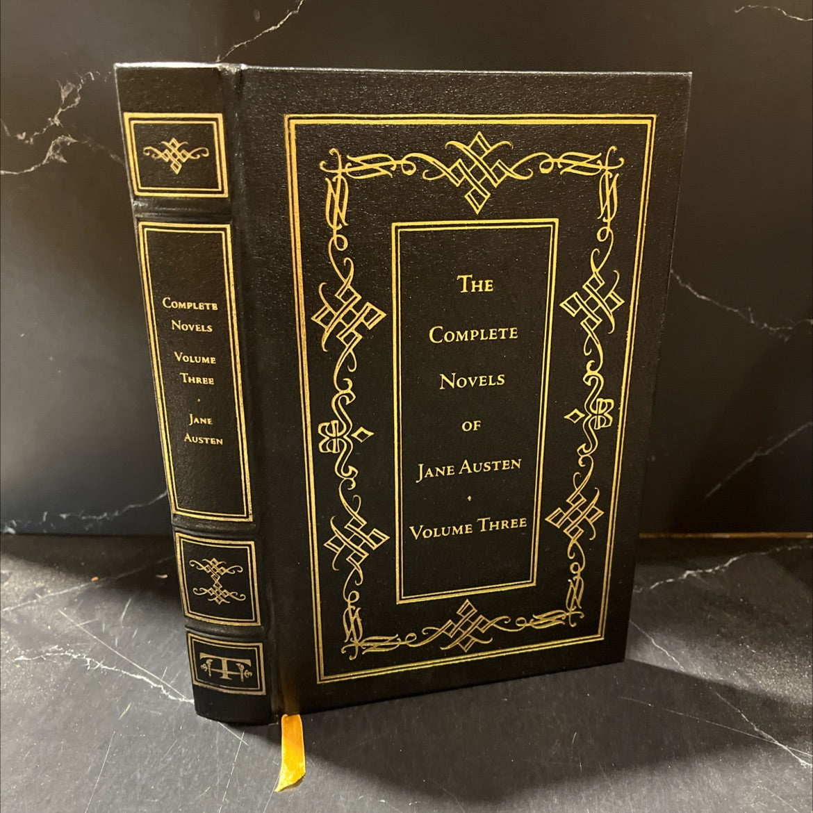 the complete novels of jane austen volume iii northanger abbey persuasion book, by jane austen, 1818 Leather image 1