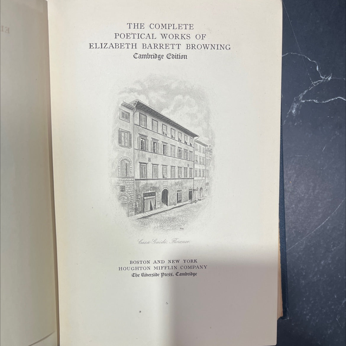 the complete poetical works of elizabeth barrett browning book, by elizabeth barrett browning, 1900 Hardcover image 2