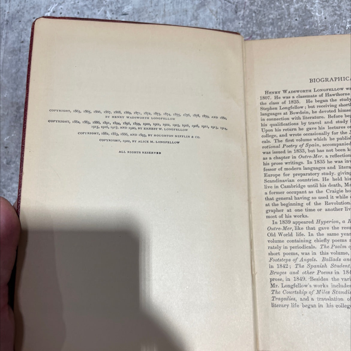 the complete poetical works of longfellow book, by henry wadsworth longfellow, 1926 Hardcover image 3