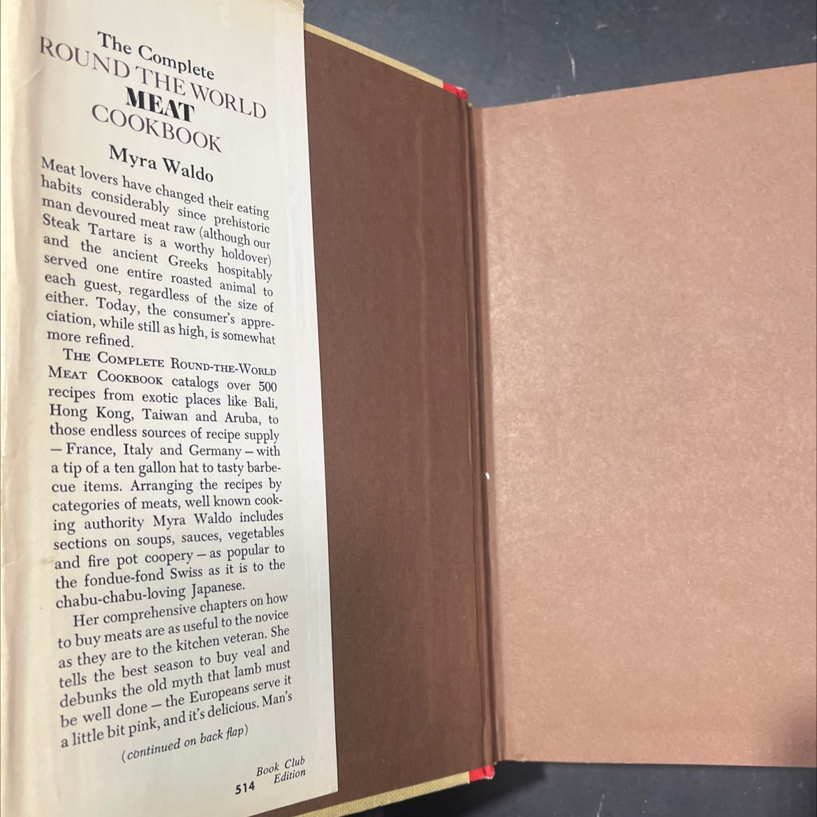 the complete round-the-world meat cookbook book, by Myra Waldo, 2000 Hardcover image 4