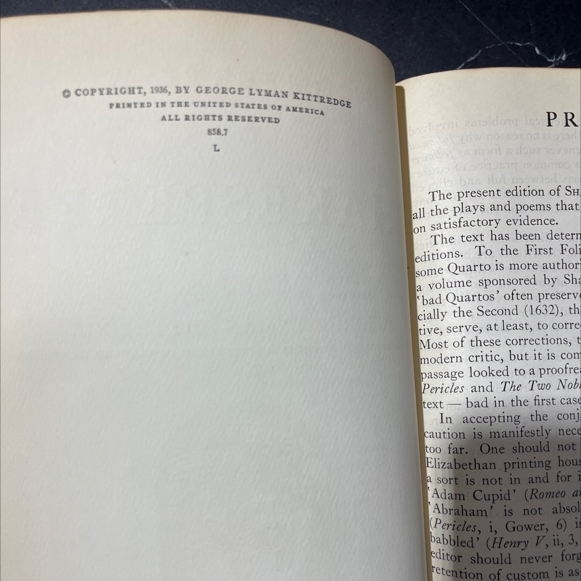 the complete works of shakespeare book, by george lyman kittredge, 1936 Hardcover image 3