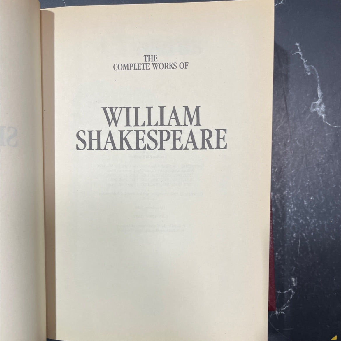the complete works of william shakespeare malliiw book, by william shakespeare, 1988 Leather image 2