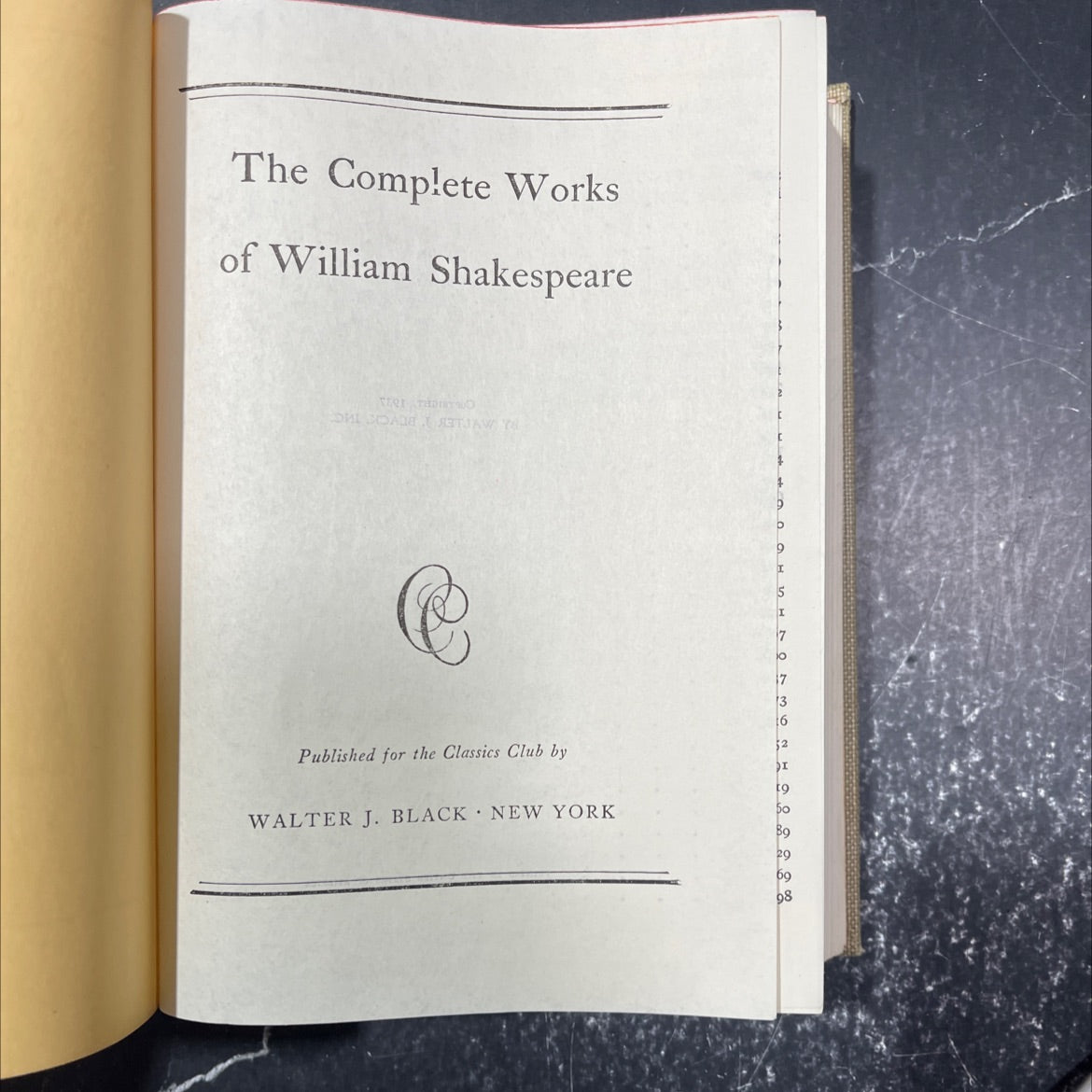 the complete works of william shakespeare book, by william shakespeare, 1937 Hardcover image 2
