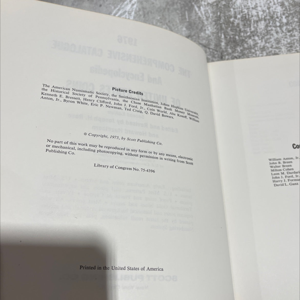 the comprehensive catalogue and encyclopedia of united states coins book, by Joseph H. Rose, Howard Hazelcorn, Don image 3