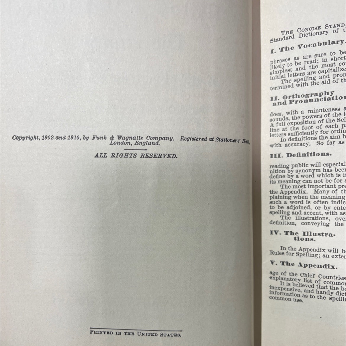 the concise standard dictionary of the english language book, by james c. fernald, 1911 Hardcover image 3