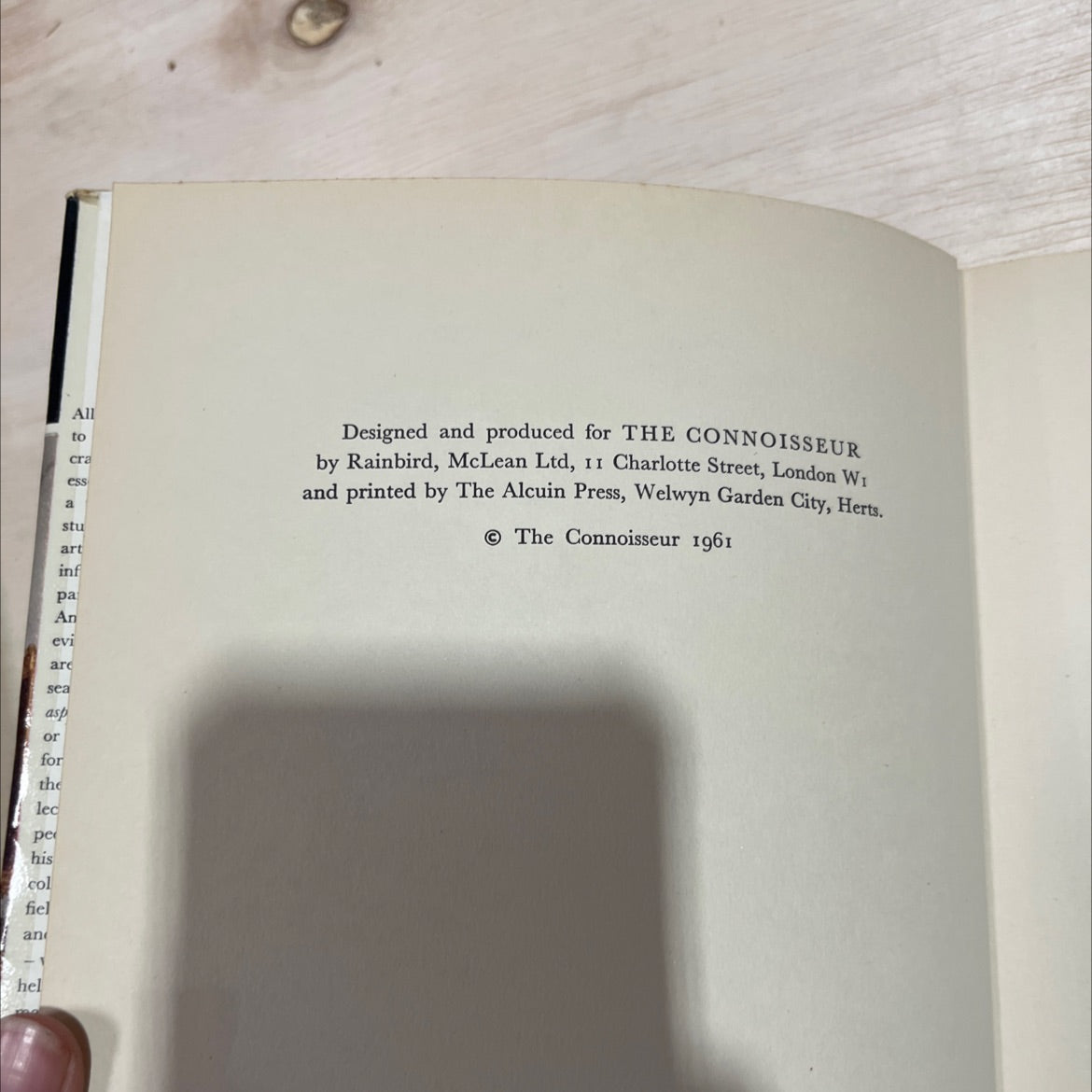 the connoisseur new guide to antique english furniture book, by l. g. g. ramsey, 1961 Hardcover image 3