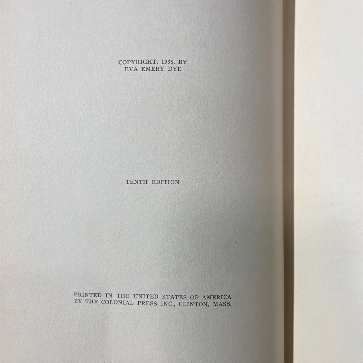 the conquest the true story of lewis and clark book, by eva emery dye, 1936 Hardcover image 3