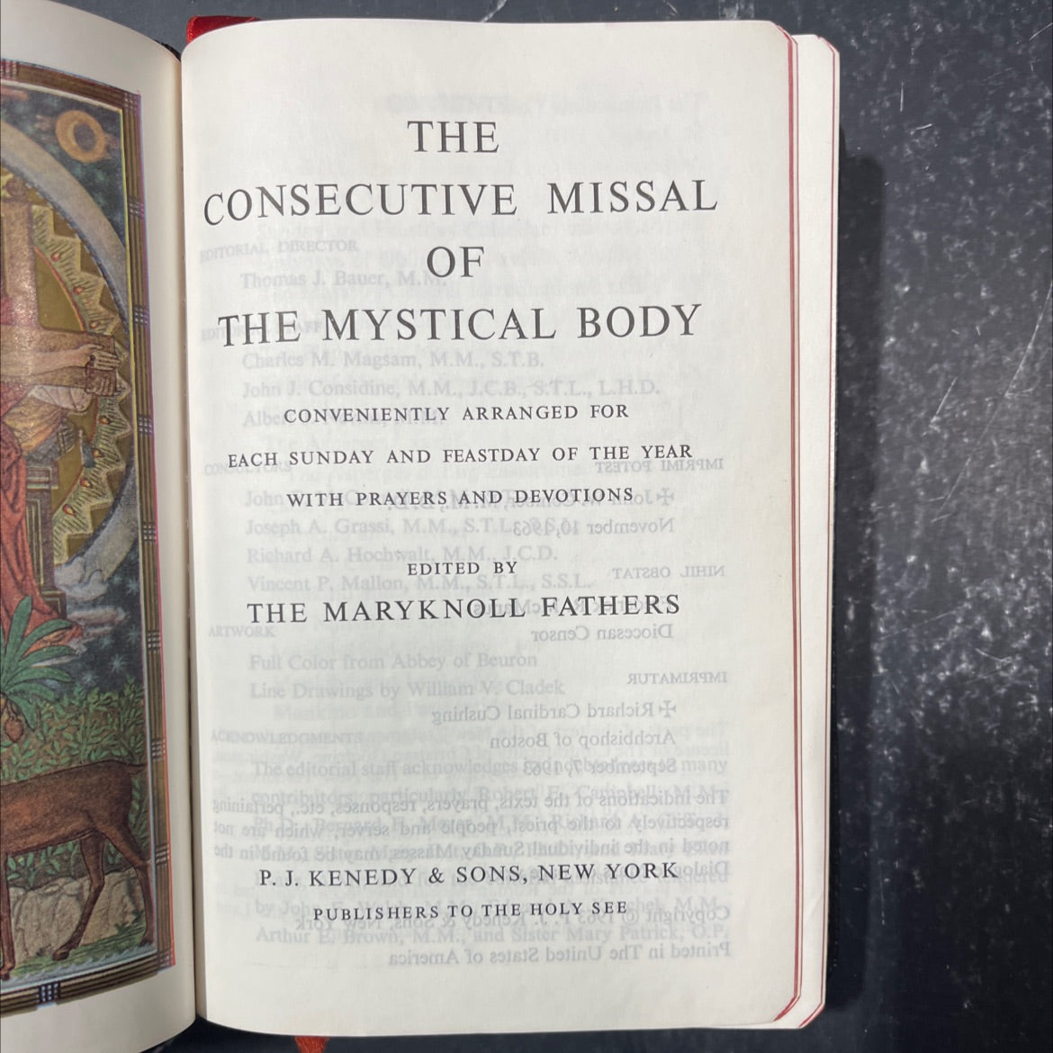 the consecutive missal book, by Thomas J. Bauer, Charles M. Magsam, John J. Considine, Joseph A. Grassi, Richard A. image 2