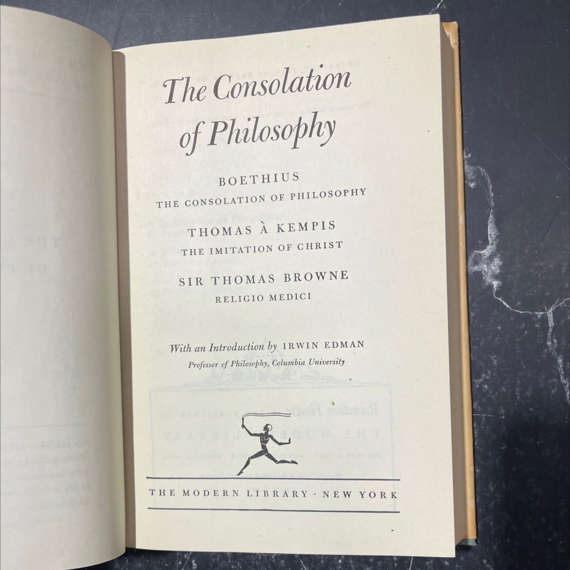 the consolation of philosophy book, by boethius, 1943 Hardcover image 2