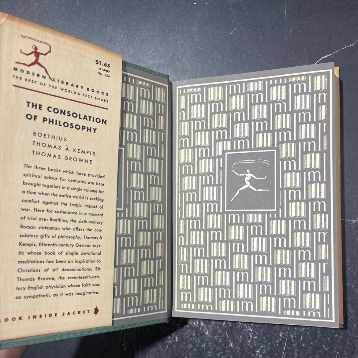 the consolation of philosophy book, by boethius, 1943 Hardcover image 4