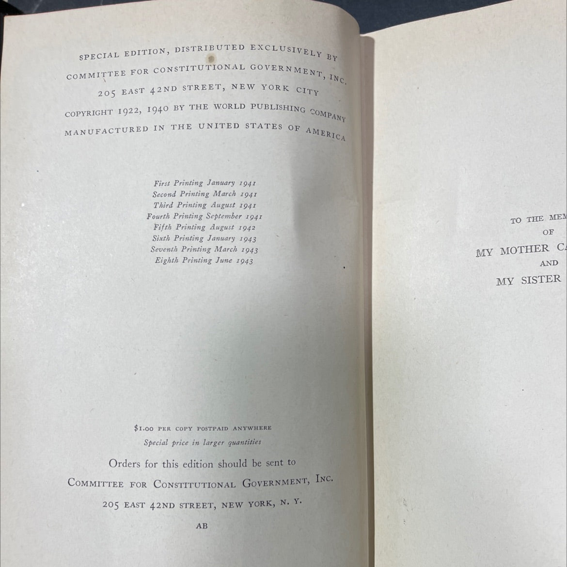 the constitution of the united states its sources and its application book, by thomas james norton, 1940 Hardcover image 3