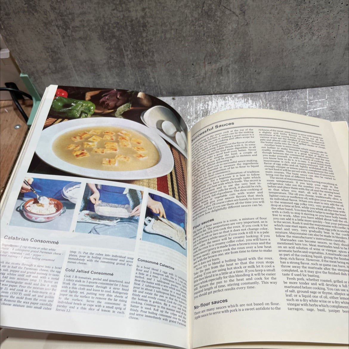 the cook's book book, by Marie-Christine Conte, 1974 Hardcover image 4