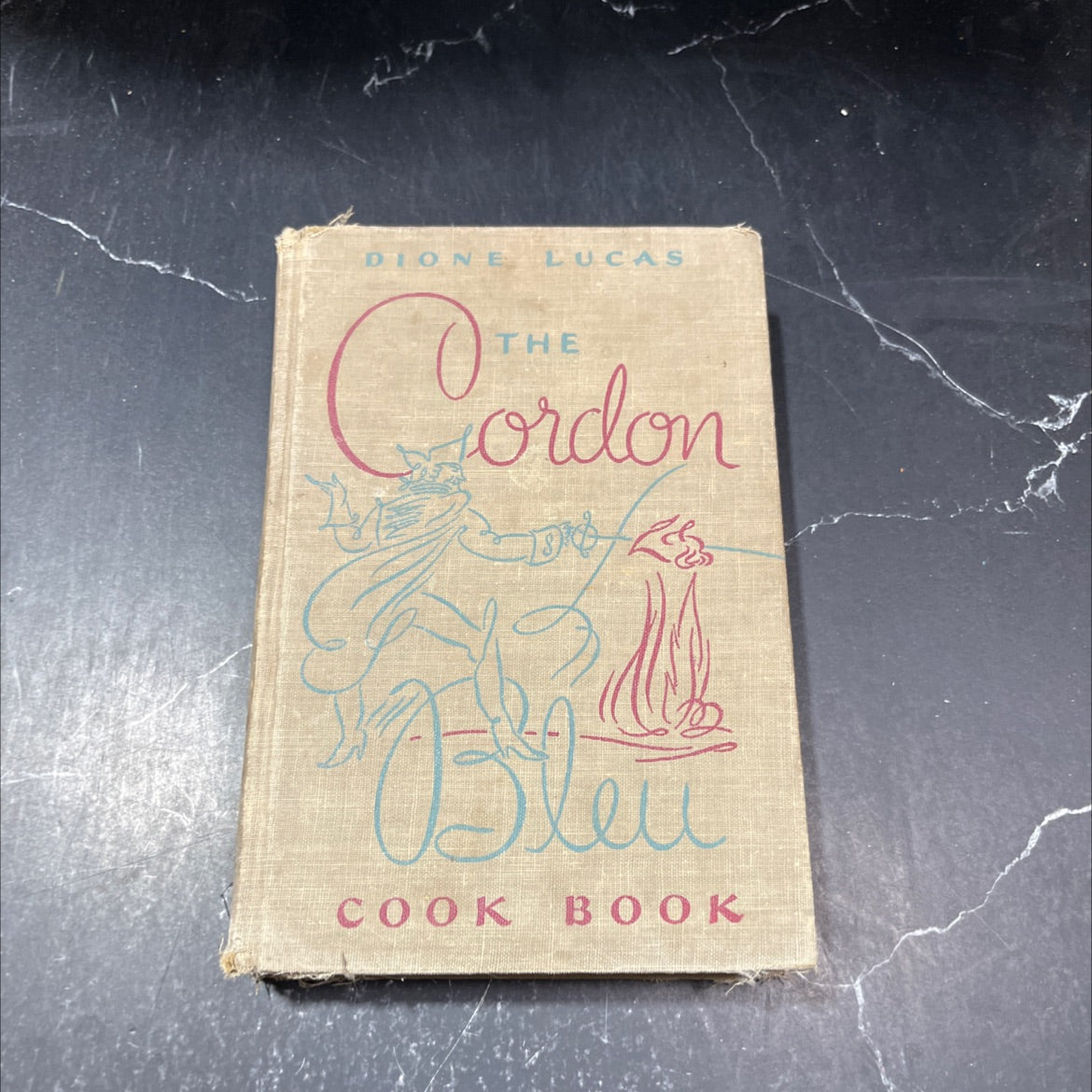 the cordon bleu cook book book, by dione lucas, 1947 Hardcover image 1