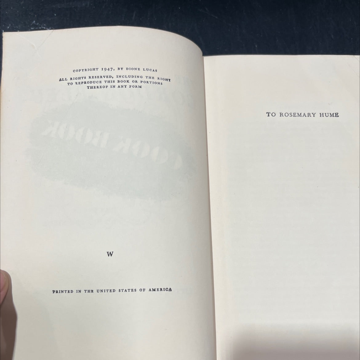 the cordon bleu cook book book, by dione lucas, 1947 Hardcover image 3