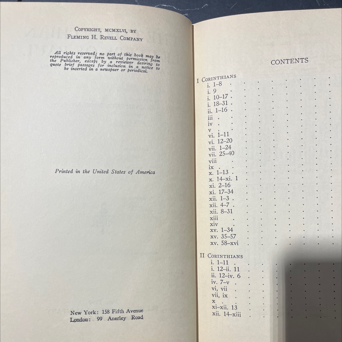 the corinthian letters of paul an exposition of i and ii corinthians book, by g. campbell morgan, d.d., 1946 Hardcover image 3