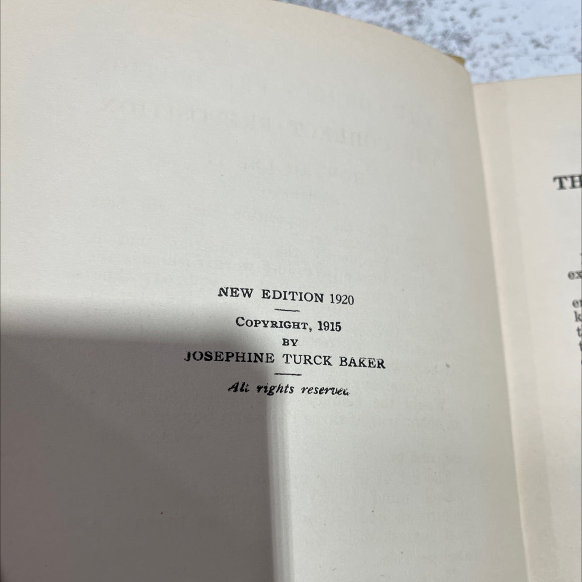 the correct preposition how to use it a complete alphabetic list book, by josephine turck baker, 1920 Hardcover image 3