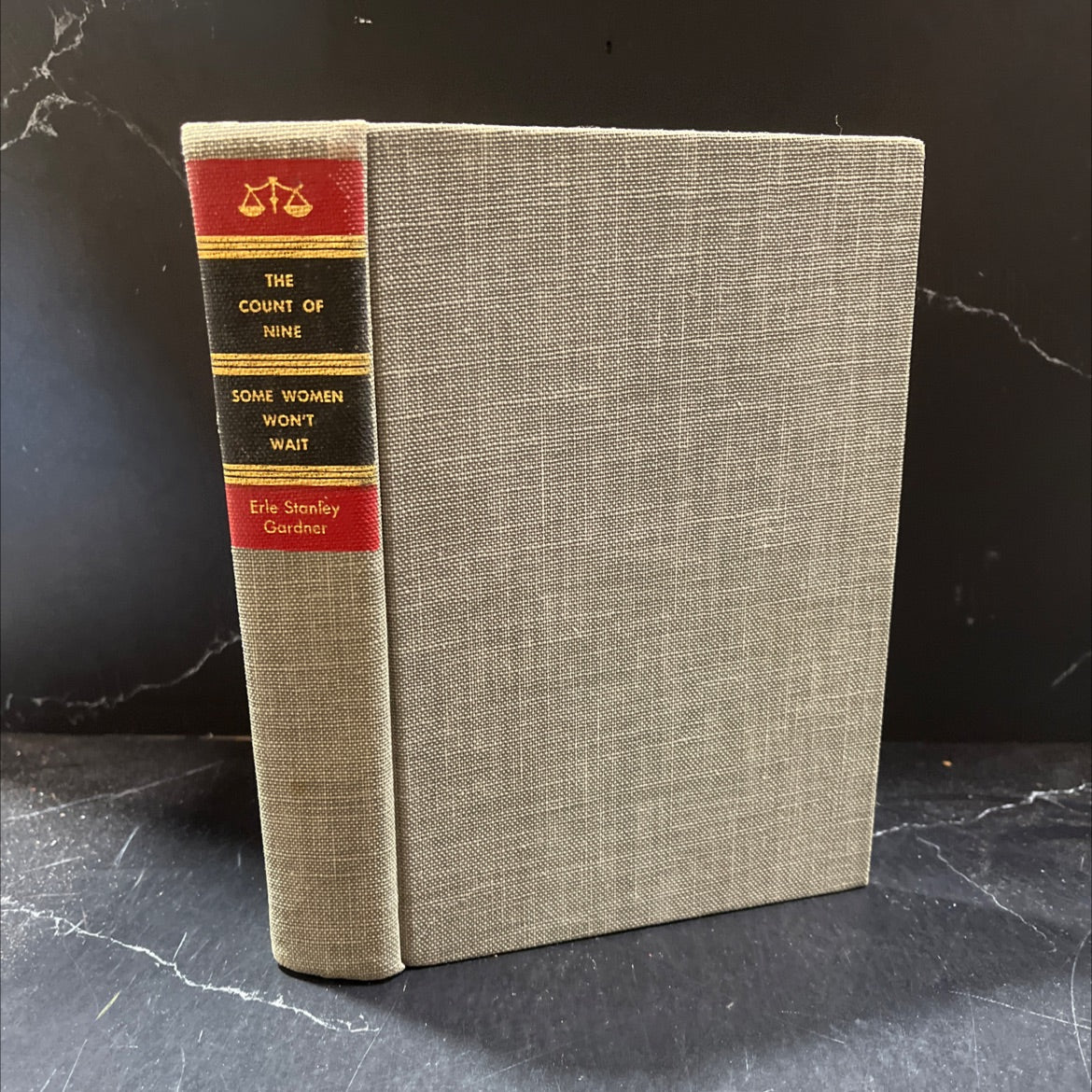 the count of nine & some women won't wait book, by erle stanley gardner, 1958 Hardcover image 1