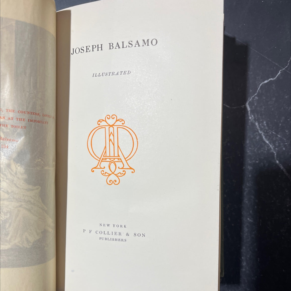 the countess, lovely is as at the important the toilet book, by joseph balsamo, 1949 Hardcover image 2