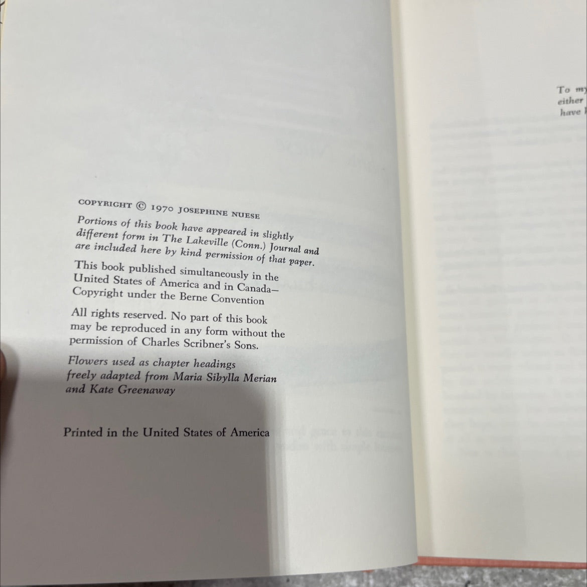 the country garden book, by josephine nuese, 1970 Hardcover image 3