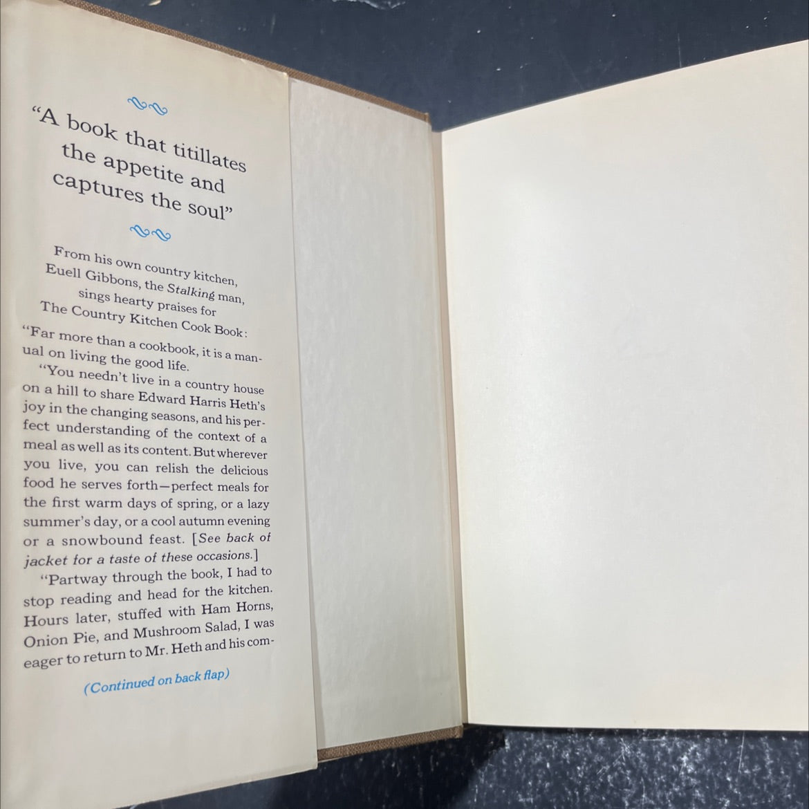 the country kitchen cook book book, by Edward Harris Heth, 1968 Hardcover image 4