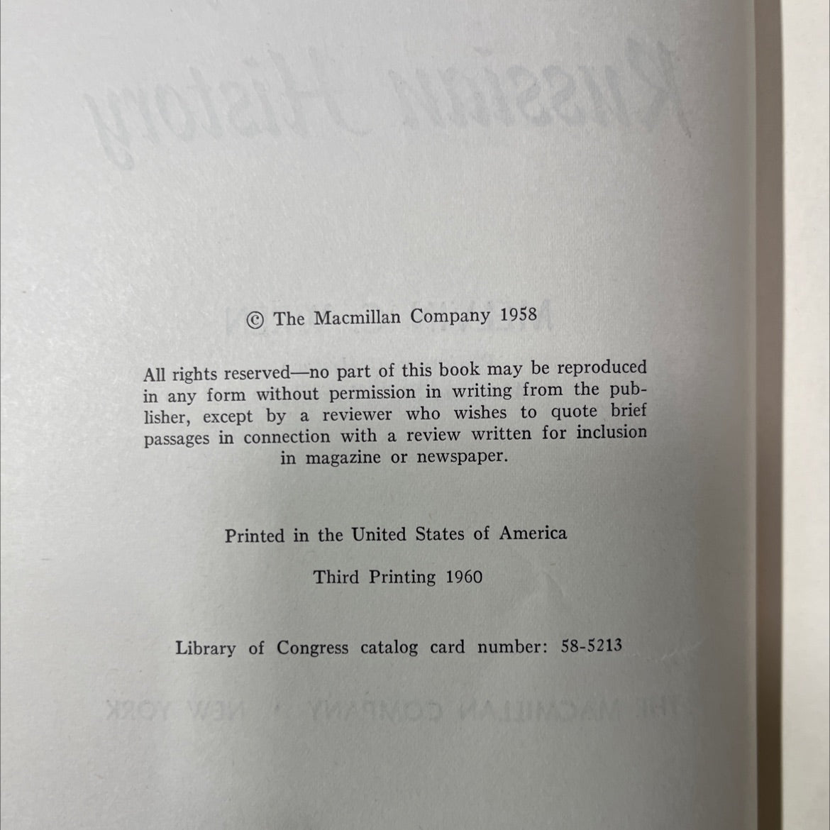 the course of russian history book, by melvin c. wren, 1958 Hardcover image 3