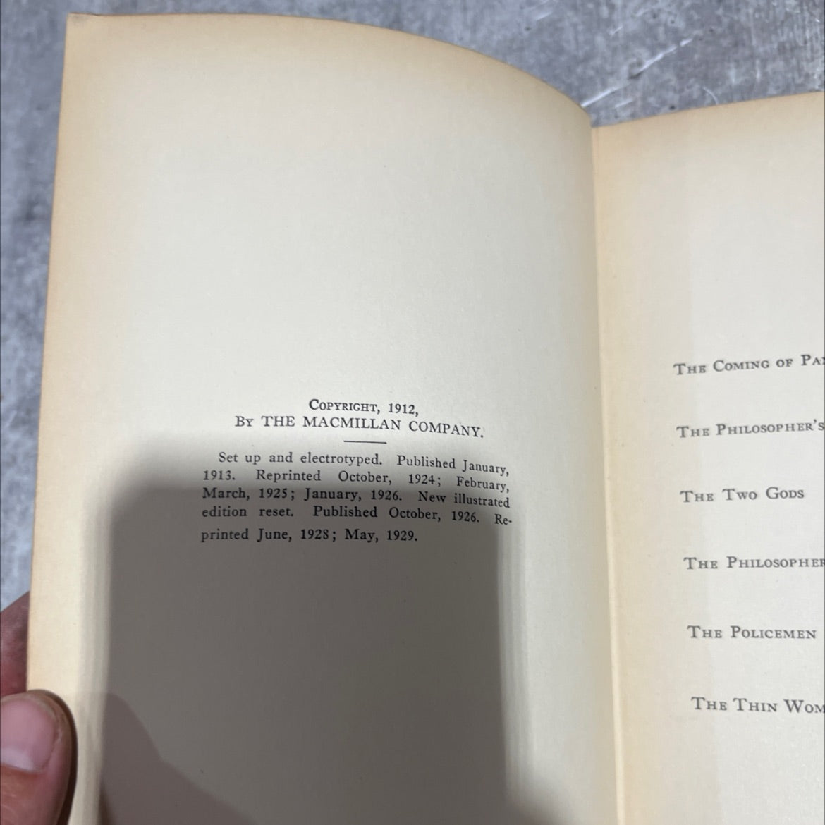 the crock of gold book, by james stephens, 1929 Hardcover image 3