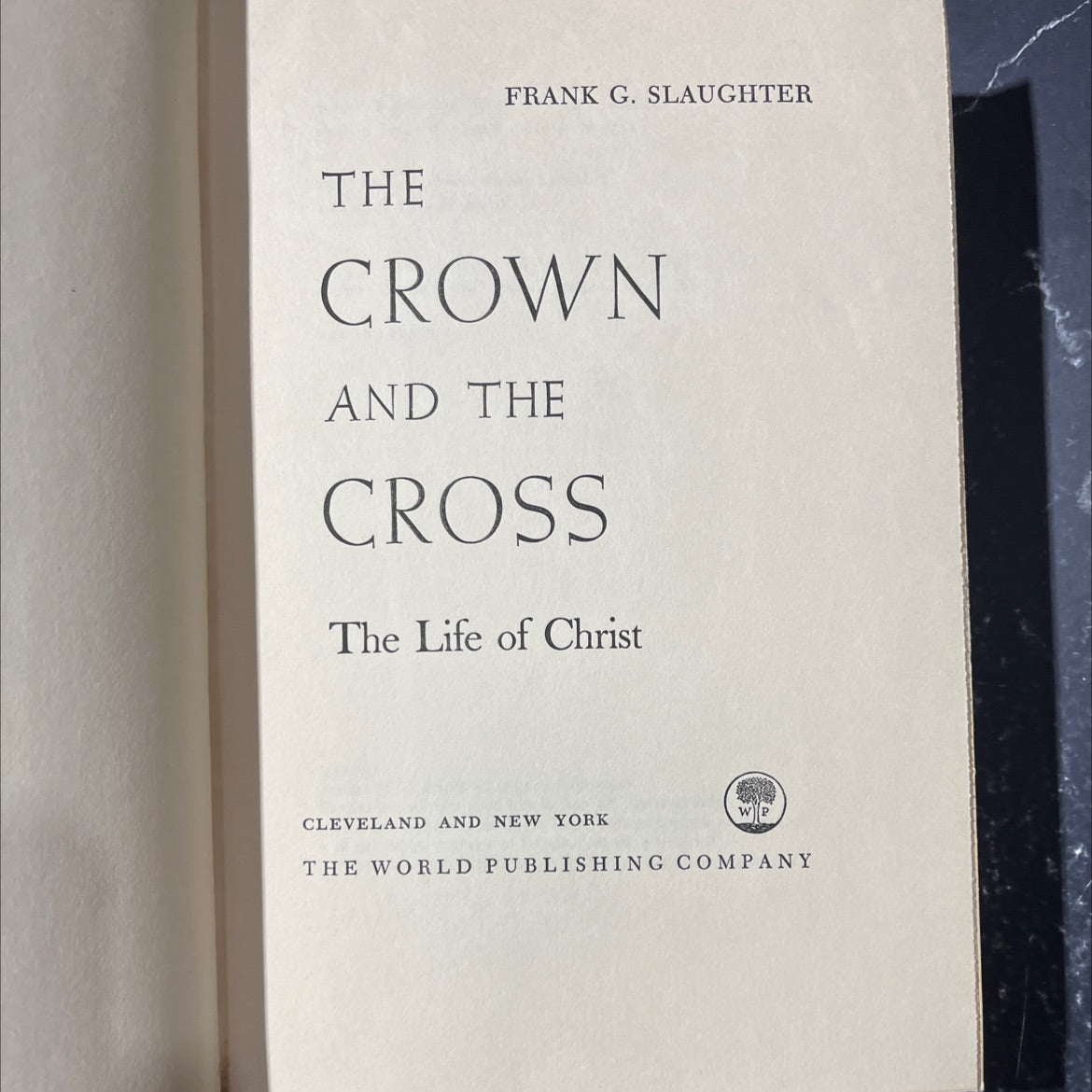 the crown and the cross book, by frank g. slaughter, 1959 Hardcover image 2