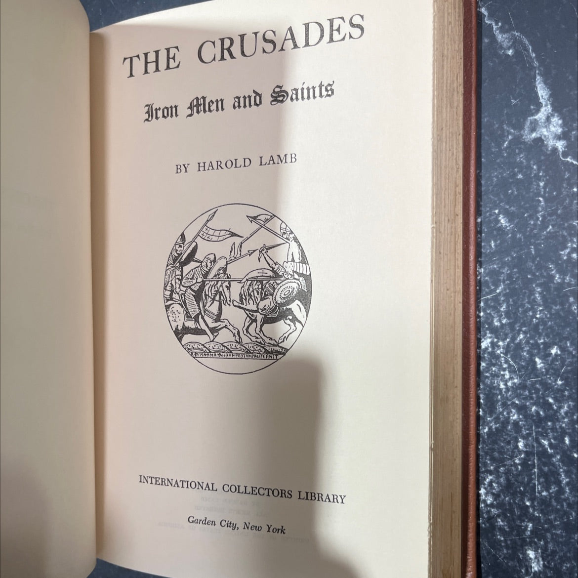 the crusades iron men and saints book, by harold lamb, 1931 Hardcover image 2