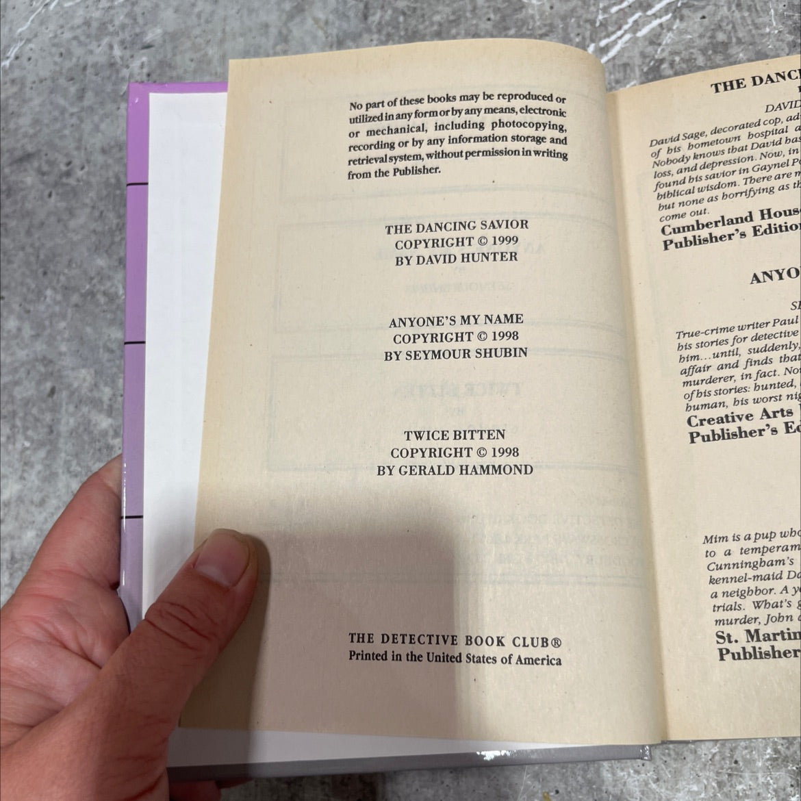 the dancing savior book, by david hunter, 1999 Hardcover image 3