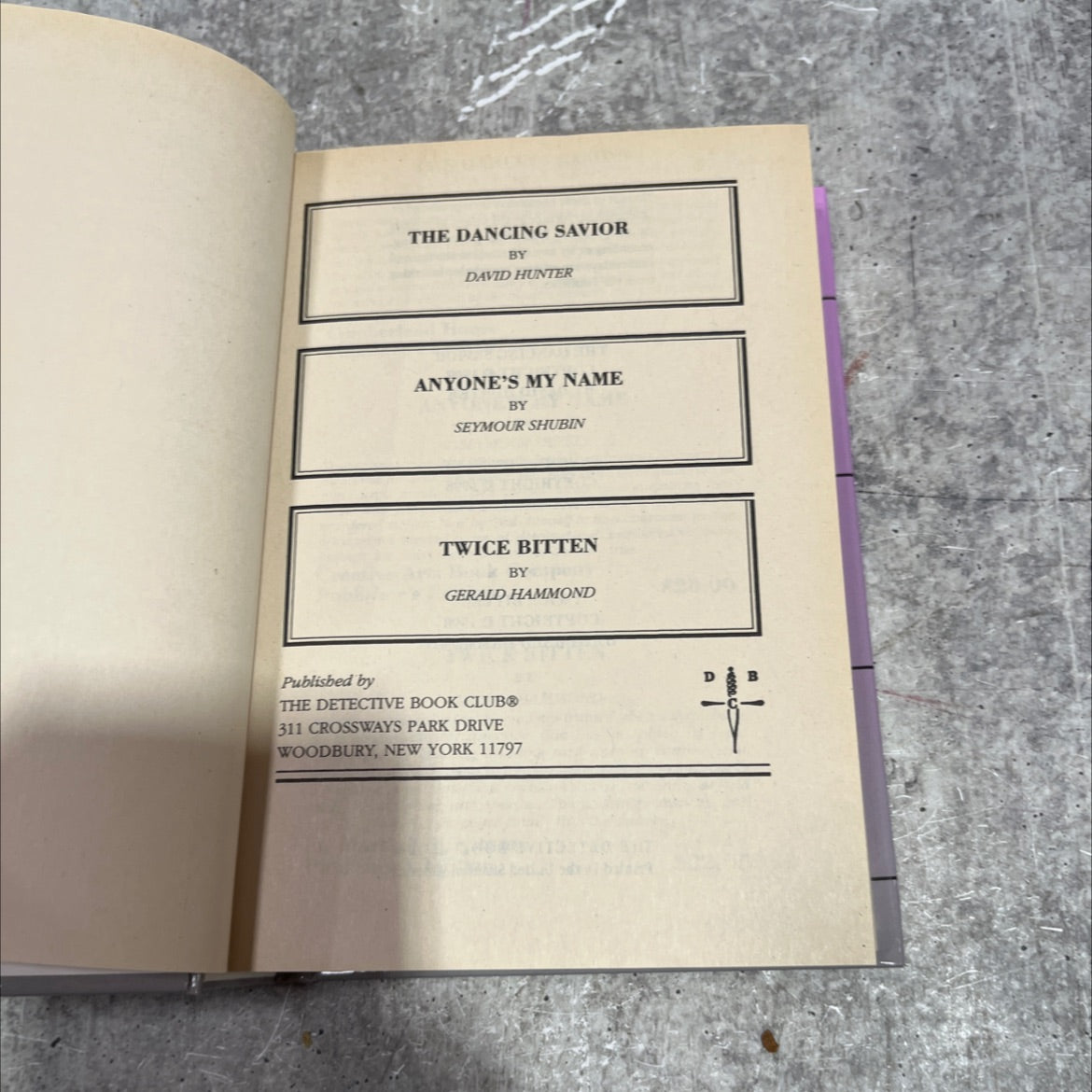the dancing savior book, by david hunter, 1999 Hardcover image 2
