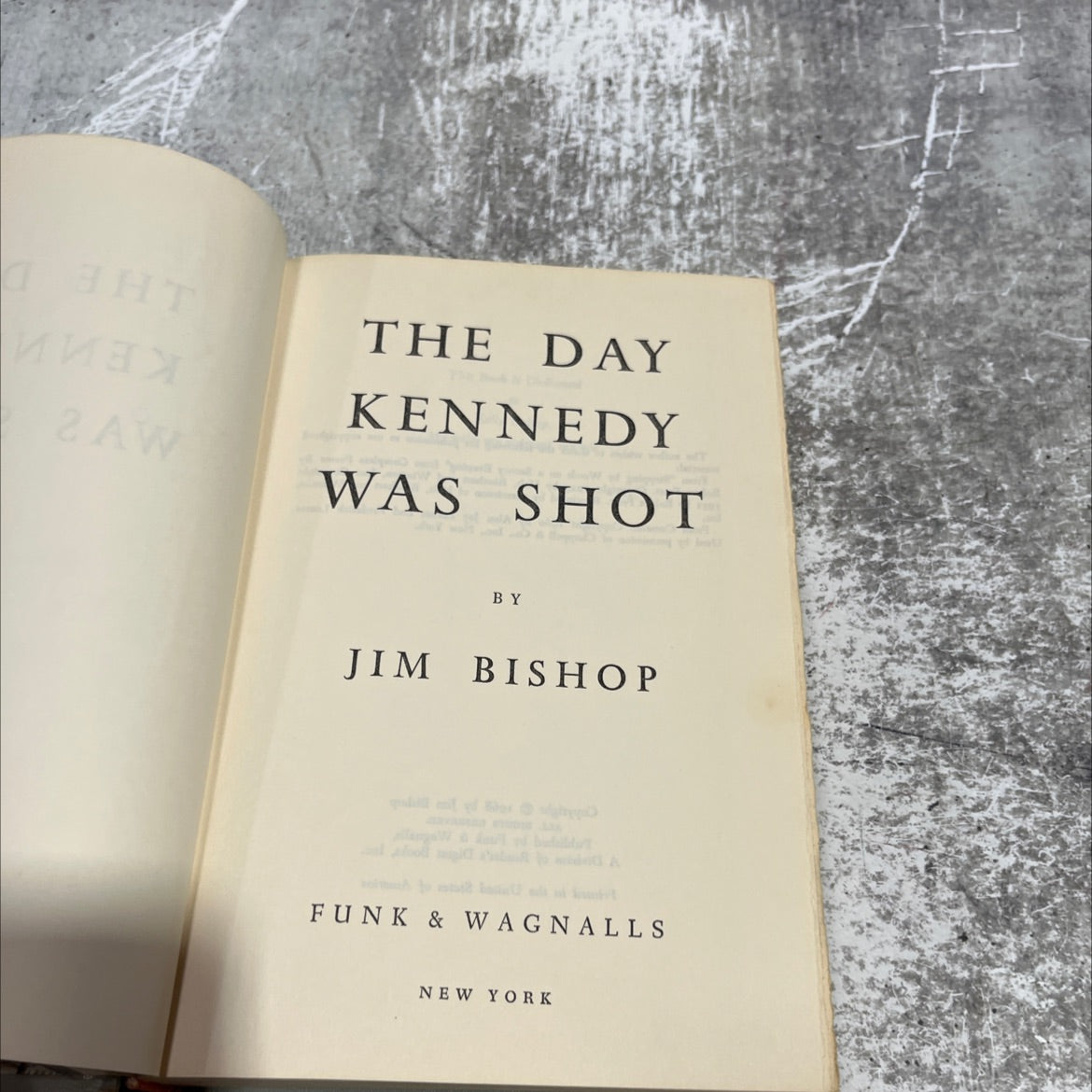 the day kennedy was shot book, by jim bishop, 1968 Hardcover image 2