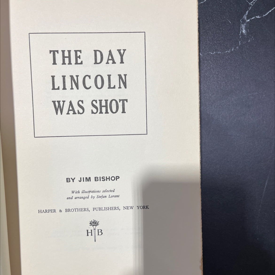 the day lincoln was shot book, by jim bishop, 1955 Hardcover, Vintage image 2