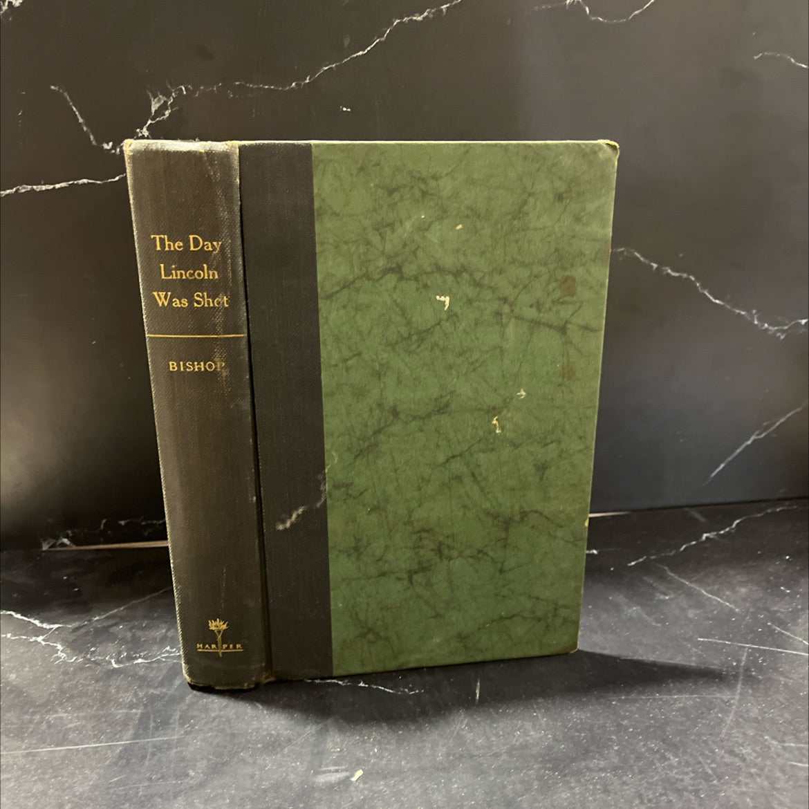 the day lincoln was shot book, by jim bishop, 1955 Hardcover, Vintage image 1