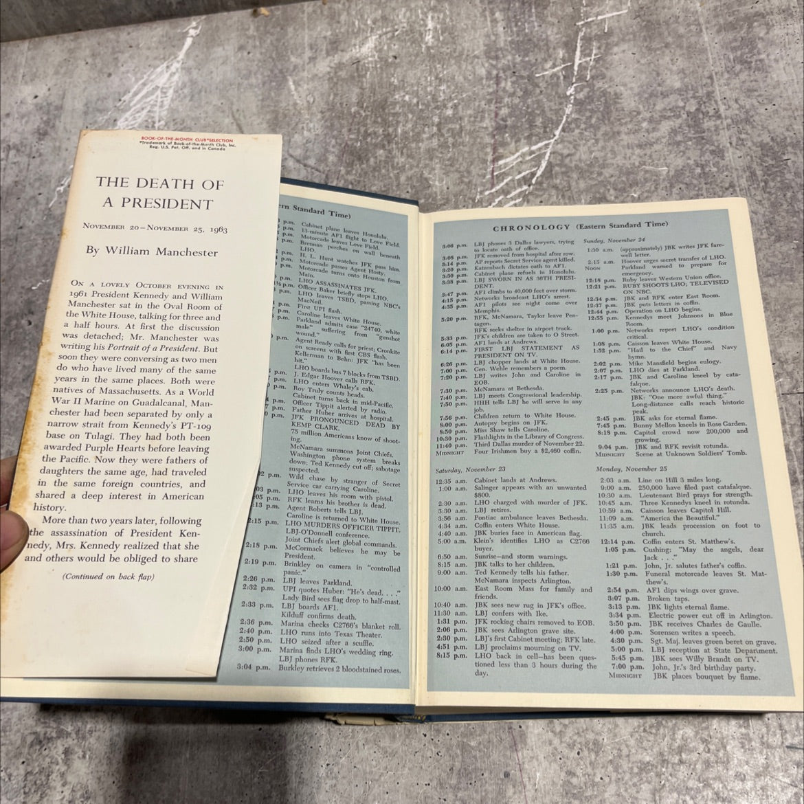 the death of a president book, by william manchester, 1967 Hardcover image 4