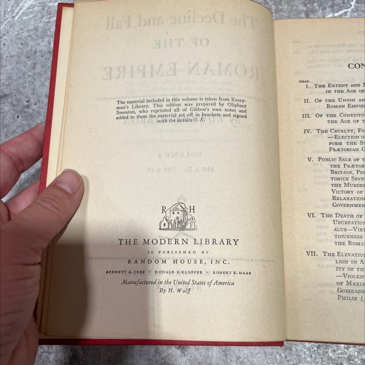 the decline and fall of the roman empire book, by edward gibbon, 180 Hardcover image 3