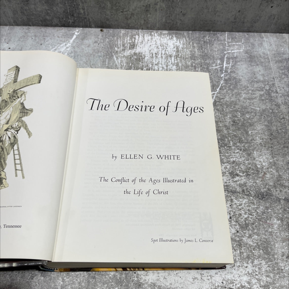 the desire of ages book, by ellen g. white, 1964 Hardcover image 2