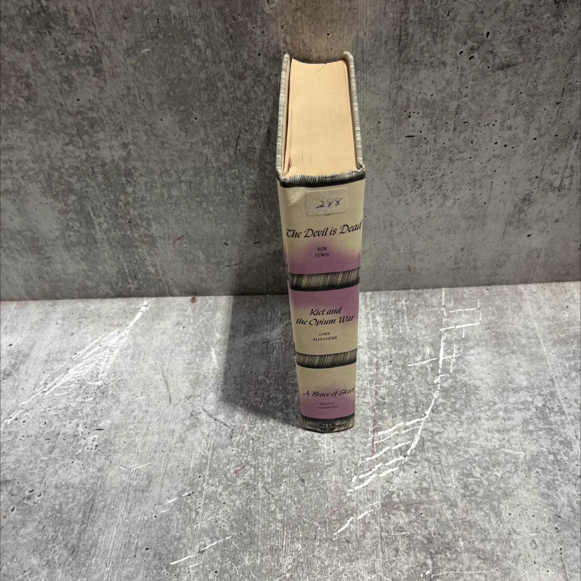 the devil is dead book, by roy lewis, 1989 Hardcover image 4